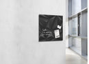 Sigel SI-GL257 Glasmagneetbord Artverum 480x480x15mm Black Diamond