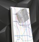 Sigel SI-GL257 Glasmagneetbord Artverum 480x480x15mm Black Diamond