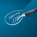 Sigel SI-GL250 Glasmagneetbord Artverum 120x780x15mm Petrolblauw