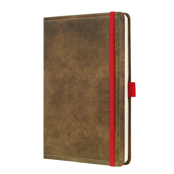 Sigel SI-CO603 Notitieboek Conceptum 194blz Hard Vintage Brown 135x203mm Gelinieerd