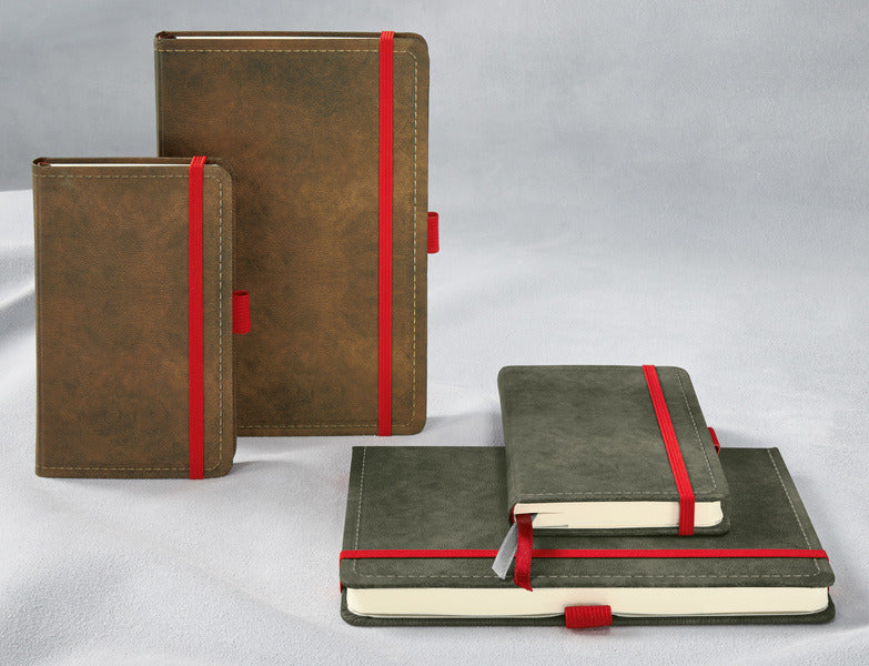 Sigel SI-CO603 Notitieboek Conceptum 194blz Hard Vintage Brown 135x203mm Gelinieerd