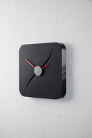 Sigel SI-WU131 Wandklok Artetempus Kada Black Met Quartz Uurwerk