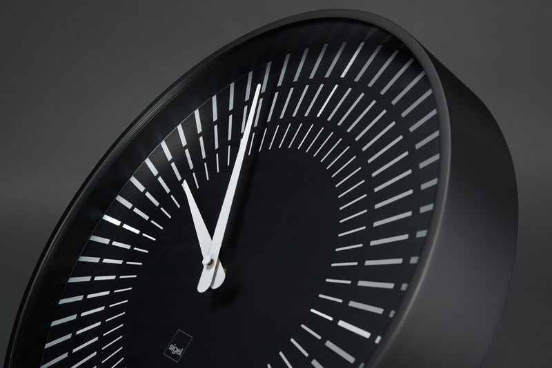 Sigel SI-WU111 Wandklok Artetempus Lox Black Met Quartz Uurwerk