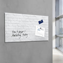 Sigel SI-GL144 Glasmagneetbord Artverum 910x460x15mm White Klinker