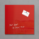 Sigel SI-GL159 Glasmagneetbord Artverum 300x300x15mm Rood