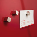Sigel SI-GL159 Glasmagneetbord Artverum 300x300x15mm Rood
