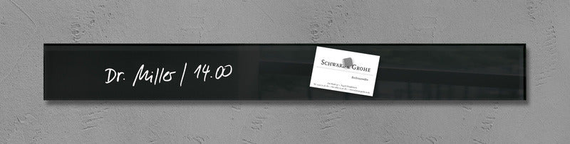 Sigel SI-GL137 Glasmagneetbord Artverum 65x550x15mm Zwart