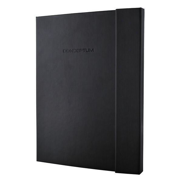 Sigel SI-CO142 Notitieboek Conceptum Pure Hardcover Met Magneetsluiting A4+ Zwart