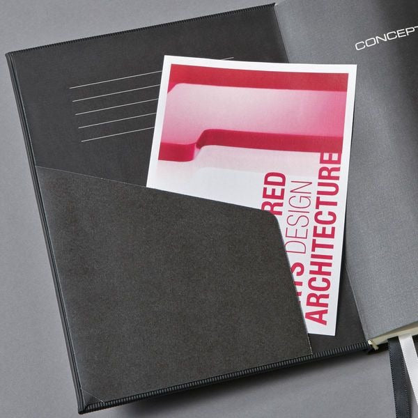 Sigel SI-CO142 Notitieboek Conceptum Pure Hardcover Met Magneetsluiting A4+ Zwart