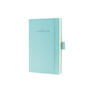 Sigel SI-CO587 Notitieboek Conceptum Look Felt A6 Blanco Softcover Lichtblauw
