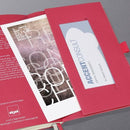 Sigel SI-CO582 Notitieboek Conceptum Look Felt A6 Blanco Softcover Rood