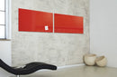 Sigel SI-GL147 Glasmagneetbord Artverum 910x460x15mm Rood