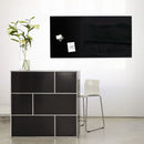 Sigel SI-GL145 Glasmagneetbord Artverum 910x460x15mm Zwart