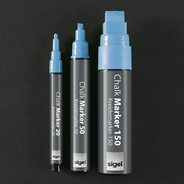 Sigel SI-GL175 Krijtmarker 5-15mm Afwasbaar Blauw