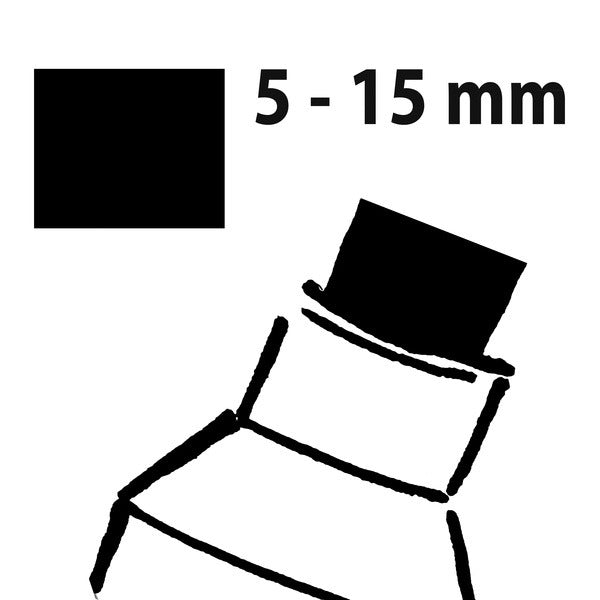 Sigel SI-GL170 Krijtmarker 5-15mm Afwasbaar Zwart