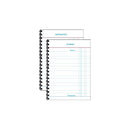 Spiraal gebonden kasboek Sigel A6 staand 50 blad 5st.