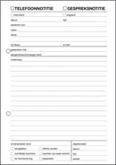 Telefoongespreksnotitieblok Sigel Expres A5 100 blad 5st.