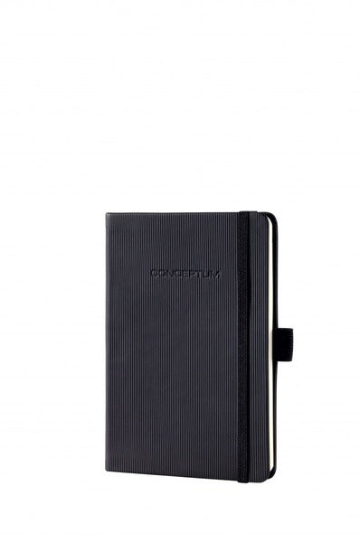 Sigel SI-CO132 Notitieboek Conceptum Pure Hardcover A6 Zwart Gelinieerd