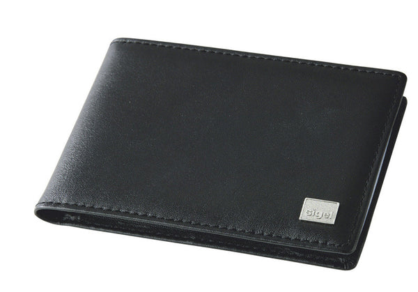 Sigel SI-VZ201 Visitekaartmap Torino Leer Zwart 90x58mm Voor 40 Kaartjes