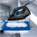 Bomann DB 6003 CB Stoomstrijkijzer 1800W 150 ml Zwart/Blauw