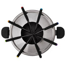 Cloer 6679 8-Persoons Elektrische Fonduepan 1.5L Zwart/RVS