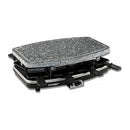 Cloer 6430 Raclette-Steengrill + 8 Pannetjes Zwart/Grjis