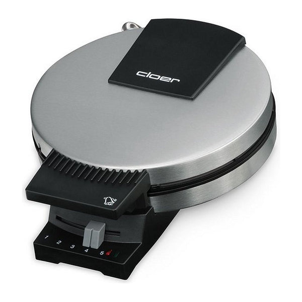 Cloer 289ESR Wafelijzer RVS/Zwart