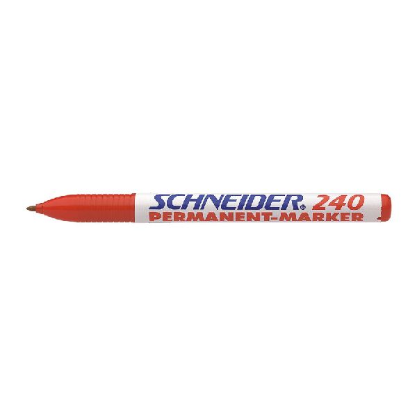 Schneider permanent marker 240 ronde punt rood 10st.
