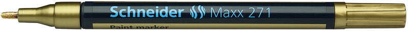 Schneider Lakmarker Maxx 271 1-2mm Goud 10 Stuks
