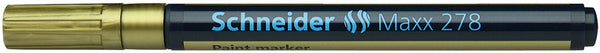 Schneider Lakmarker Maxx 278 0,8mm Goud 10 Stuks