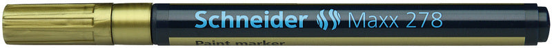 Schneider Lakmarker Maxx 278 0,8mm Goud 10 Stuks