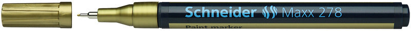 Schneider Lakmarker Maxx 278 0,8mm Goud 10 Stuks
