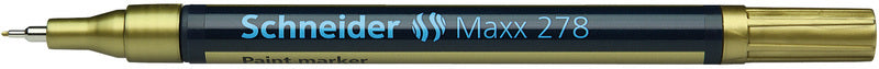 Schneider Lakmarker Maxx 278 0,8mm Goud 10 Stuks