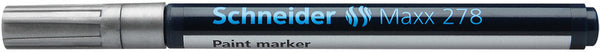 Schneider Lakmarker Maxx 278 0,8mm Zilver 10 Stuks