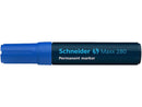 Schneider permanent marker 280 beitel blauw 5st.