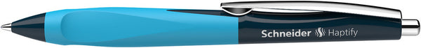 Schneider S-135323 Balpen Haptify Blauw/donkerblauw Omhulsel, Blauwschrijvend