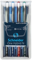 Schneider S-183494 Rollerball One Hybrid N 0,3mm Etui 4 Stuks
