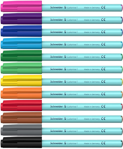Schneider S-193091 Viltstift Colorina B Set à 12stuks