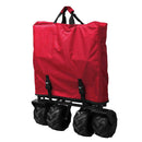 Meister 6816930 Bolderwagen met Opbergtas 74x17x50 cm Rood/Zwart