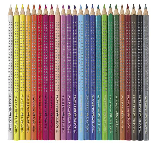 Faber Castell FC-112423 Kleurpotlood Faber-Castell GRIP Metalen Etui A 24 Stuks