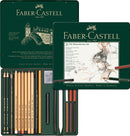 Faber Castell FC-112976 Pitt Monochrome Set Faber-Castell 21-delig Medium