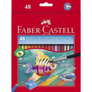 Faber Castell FC-114448 Aquarelpotloden + Slijper en Penseel 48 Stuks