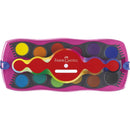 Faber Castell FC-125002 Connector Waterverfdoos 12 Kleuren + 1 Tube Regenboog Glitter en Unicorn St