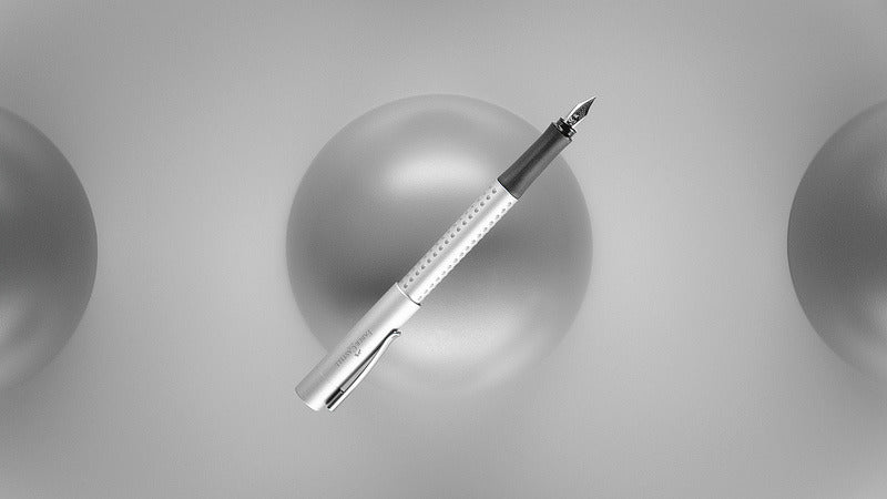 Faber Castell FC-140900 Vulpen Grip 2011 Zilver M