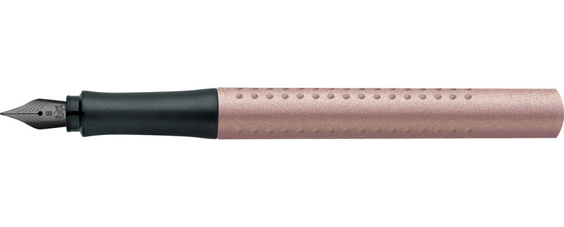 Faber Castell FC-140968 Vulpen Faber-Castell Grip Rosé-koper Penpunt B, Voor Links- En Rechtshandig