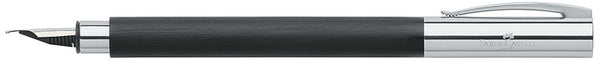Faber Castell FC-148141 Vulpen Ambition Zwart Geborsteld Edelhars F