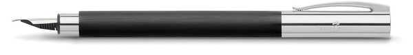 Faber Castell FC-148142 Vulpen Ambition Zwart Geborsteld Edelhars EF
