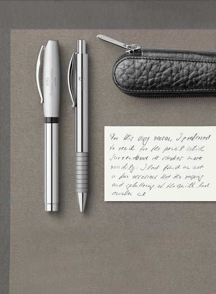 Faber Castell FC-148501 Vulpen Basic Metal Chrome F