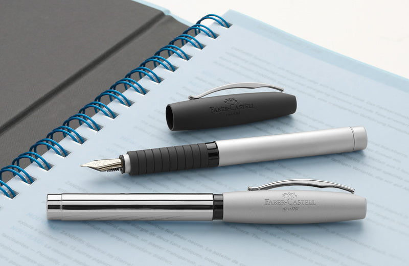 Faber Castell FC-148522 Vulpen Basic Metal Mat Chrome EF