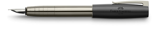Faber Castell FC-149240 Vulpen Loom Gun Metal Glanzend M